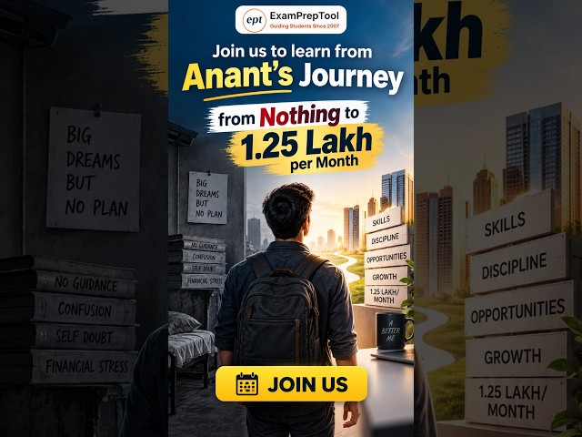 Join us to learn from Anant' journey from nothing to 1 25 lakh per month #shorts