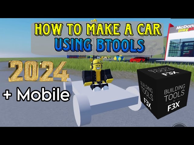 How To Make a Car Using BTools (2024 & On Mobile)
