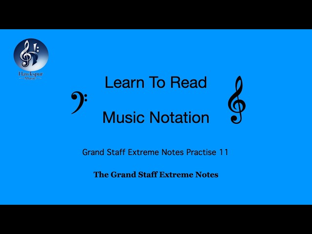 Learn Grand Staff Extreme Notes – “Name the Note” Piano Drill | Hawkspur Music Practise 0011