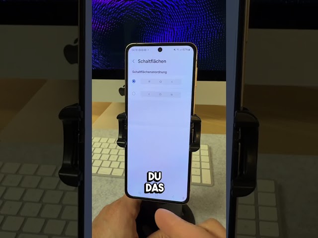 🔧 Samsung Navigationsleiste personalisieren – So passt sie perfekt zu dir! #SamsungTips