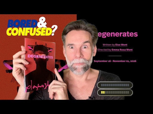 Off Broadway Review: DEGENERATES - Bored and Confused?