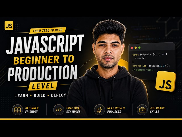 JavaScript Tutorial Full Course - Beginner to Pro #1
