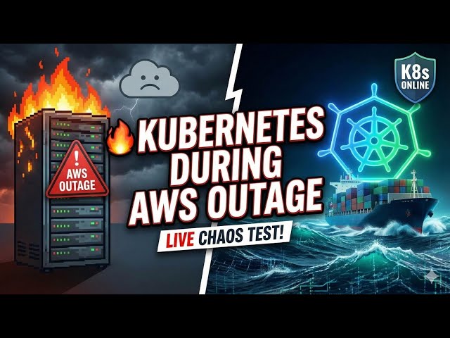 🔥 What Happens to Kubernetes During a Cloud Outage? 🔥🔥 | How to Design Failure-Proof K8s