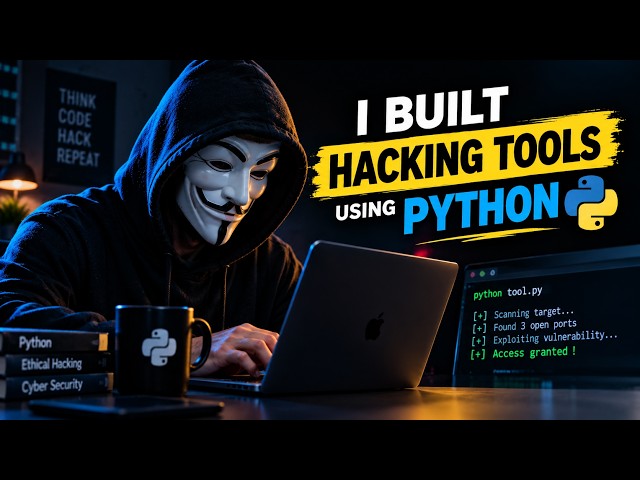 Learn ethical hacking by building real hacking tools using Python | Hacking begins