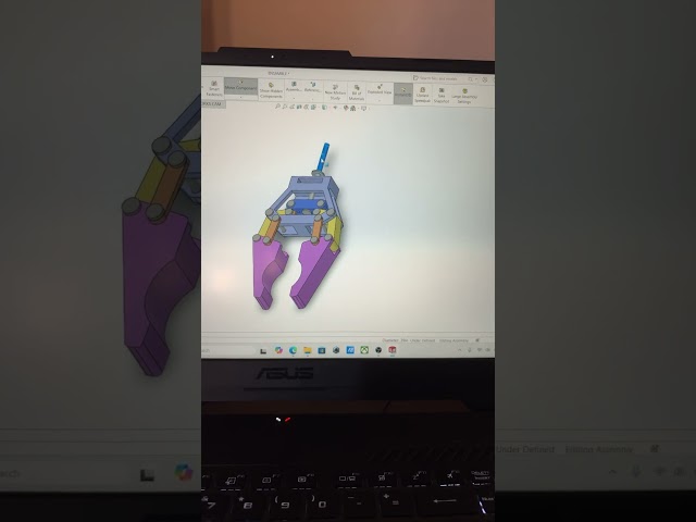 Aprende a Diseñar una PINZA MECÁNICA en SolidWorks 🦾🔥 #SolidWorks #CAD