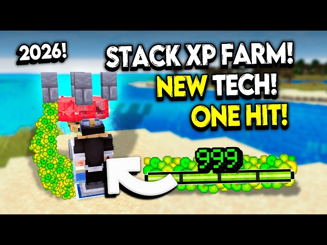 55 Levels in 30 Seconds! NEW XP Farm for Minecraft 1.21/26.1+!
