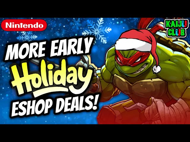 MORE EARLY HOLIDAY & CHRISTMAS DEALS! NEW Nintendo Switch ESHOP Sale!