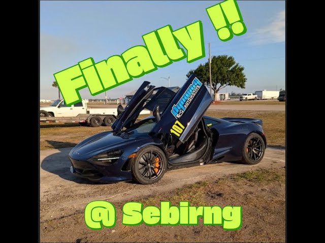 Mclaren 720S at Sebring Experience! A quick lap