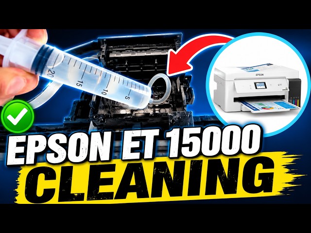 Epson ET 15000 & 15500 - Not Printing Black, Color or Blank Pages - Printhead Cleaning (FIXED!)