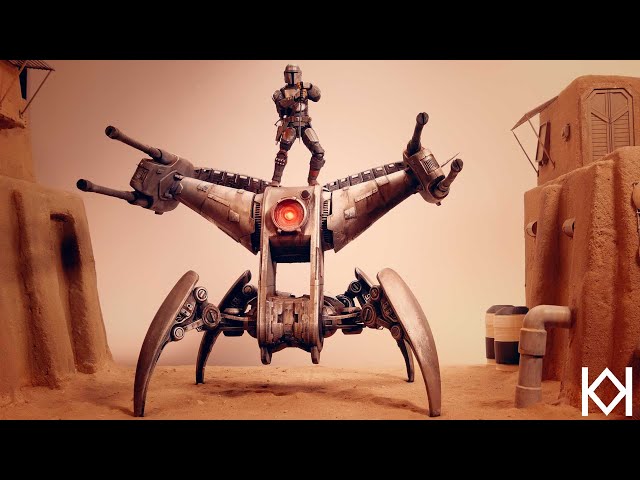 Make a Tatooine Diorama out of Foam, Sand and Glue