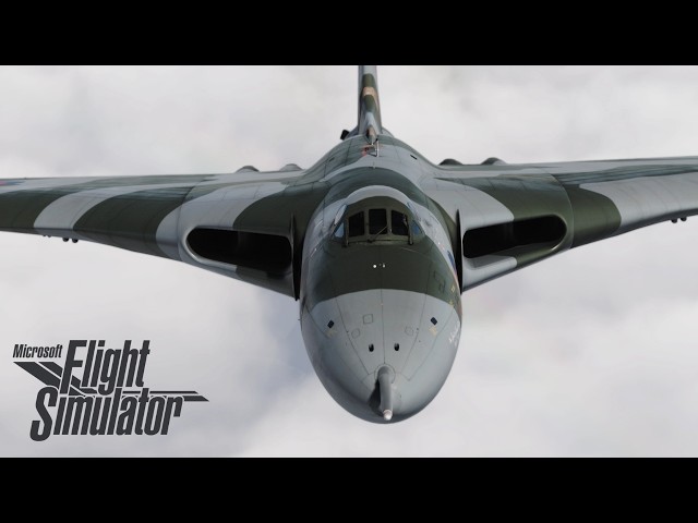 Microsoft Flight Simulator | Avro Vulcan | Howling Through the Snowy Mountains | Pure Sound