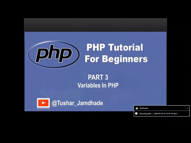 Variable In PHP #php_Part_3