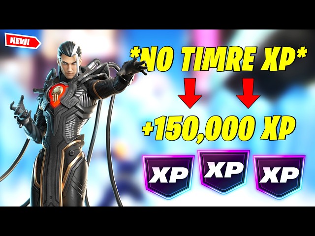 NO TIMER The BEST XP Map To Hit Level 200 FAST in Fortnite SEASON 4! 😍  (165k a Min!) 🤩😱