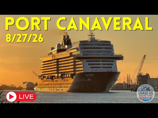 🔴 LIVE: Watching Cruise Ships Leaving Port Canaveral LIVE! (September 27, 2026)