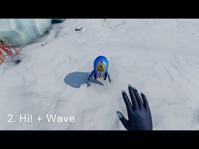 Robin Ayou's (Voiced by Kimberly D. Brooks) Interactions with Trivalve | Subnautica:  Below Zero