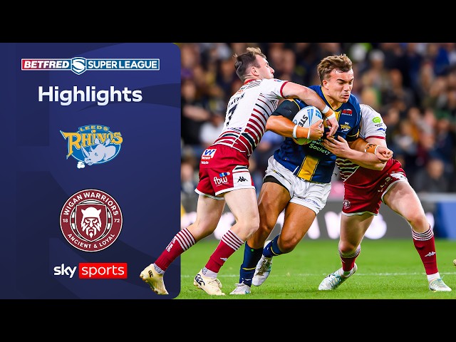 Can Wigan close in on domestic double? | Wigan Warriors v Leeds Rhinos | Super League Highlights