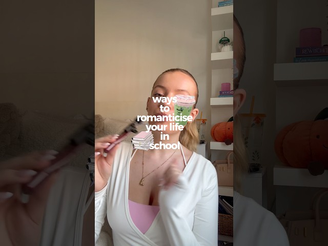 How to romanticise school! 💗🧘‍♀️🩰⭐️🧁