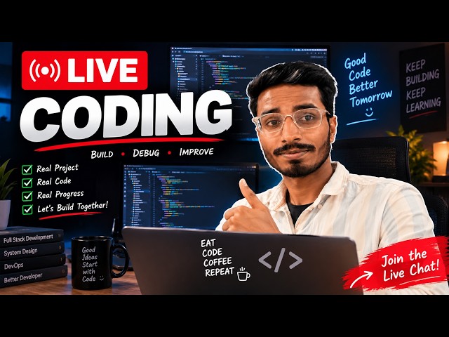 LIVE CODING — Building & Working on a Real Project
