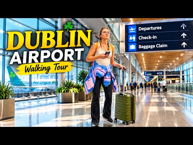 Dublin Airport Walking Tour 🇮🇪 | What It’s Really Like Inside Dublin Airport