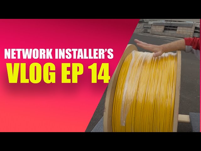 Network Technician's VLog Ep 14 - Warehouse Fiber Optics
