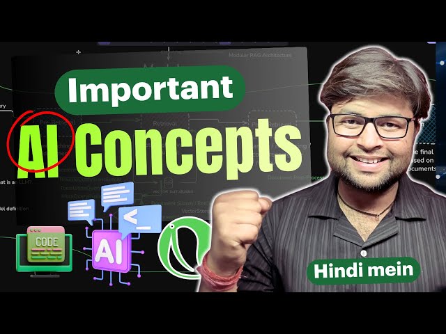 7. Important AI concepts for Projects 🔥  Spring AI Tutorials in Hindi