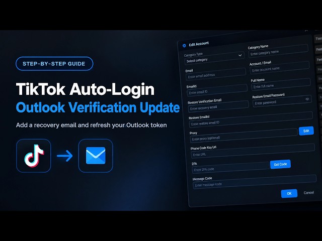 How to Set Up TikTok Auto-Login After the Latest Outlook Verification Update