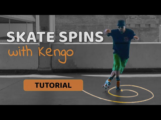 Learning to Cross Spin with Kengo | Roller Skate Tutorial