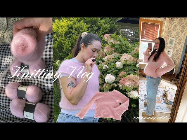 knitting the dreamiest (bea) blouse | vlog
