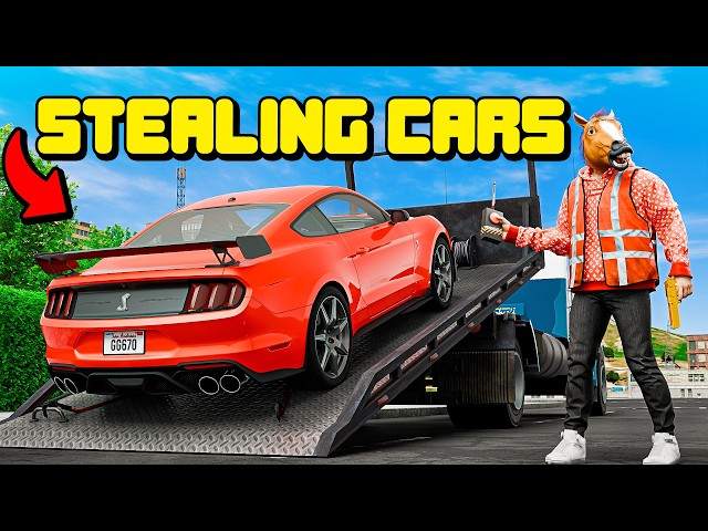 Fake Tow Company Steals Cars In GTA 5 RP