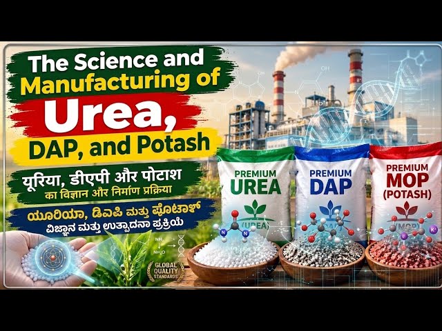 Urea, DAP aur Potash Kaise Bante Hain? | Manufacturing Process Explained | 