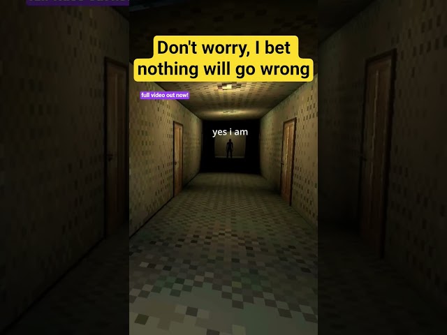 Nothing will go wrong in this creepy elevator! vid out now! #shorts #funny #horrorgaming #scary