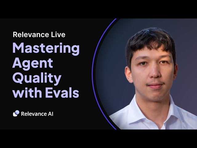 Using Evals To Ensure That Your Agents Are Working | Evals with Dan Palmer