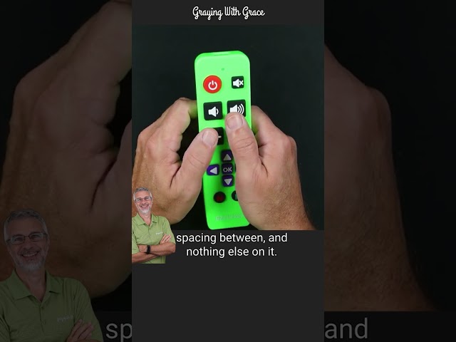 Big Button Remote for Roku TV Seniors — Just 6 Buttons