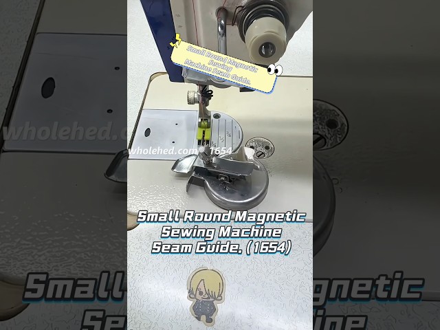 Small Round Magnetic Sewing Machine Seam Guide. (1654)