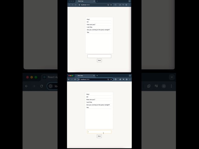 💬 Build a Real-Time Chat App in 1 Minute! 🚀 WebSockets & React Tutorial #react #nodejs #shorts