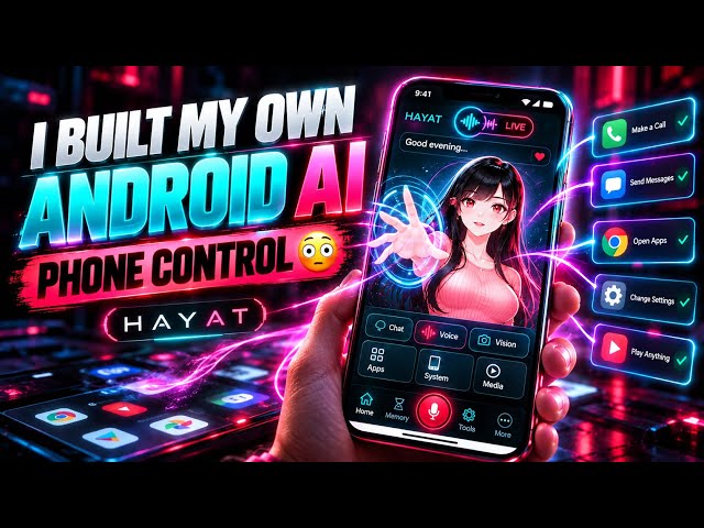 How I Built a Personal AI Assistant Like JARVIS for Android| HAYAT/#AIAssistant #AndroidAI #JarvisAI