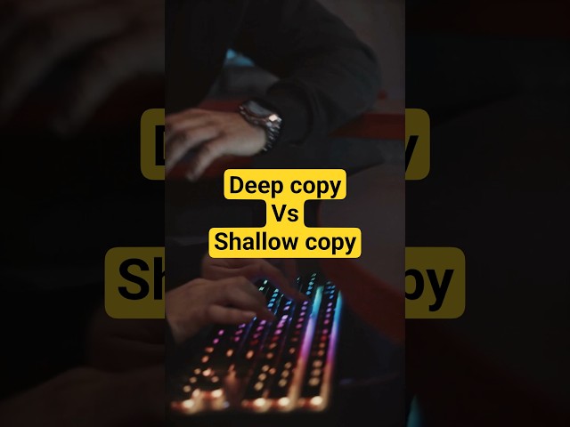 Deep Copy vs Shallow Copy in JavaScript #shorts