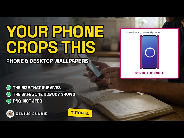 How to Make Wallpapers in Canva 2026 — Phone & Desktop (The Size That Fits)