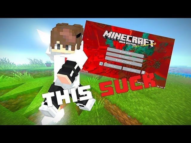 I finally play Java edition for the FIRST Time EVER...