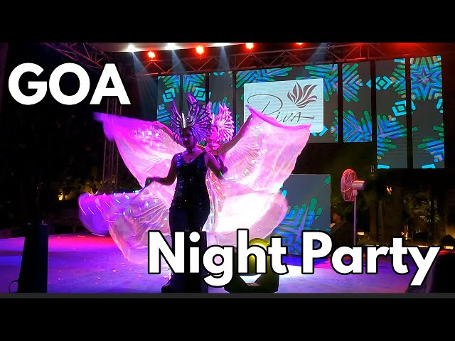 Goa Night Party  - Special Light Performance | Riva Beach Resort #GoaHoliParty  #GoaNightLife