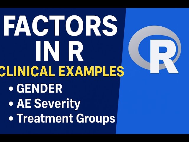 Factors in R Explained | Clinical Domain Examples