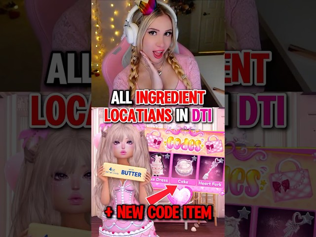 NEW CODE + INGREDIENT LOCATIONS in BAKING QUEST in DRESS TO IMPRESS on ROBLOX! 🥖🥐🎂🧁