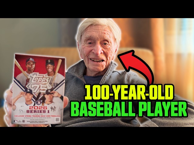 100-year-old baseball legend opens unreleased trading cards