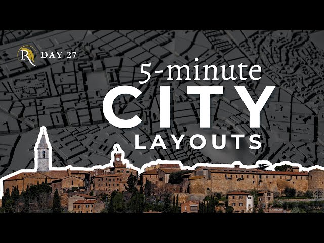 How to Map a Fantasy City in Five Minutes (Day #27)