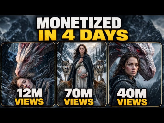 How To Create Viral AI Movies Like Mythra Channel 🔥 | Girl & Dragon AI Story Using TrendStory