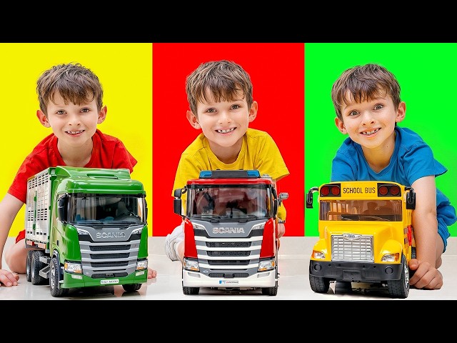 Alex Discovers Amazing Vehicles and Their Sounds! | 2 Hours of Kids Stories