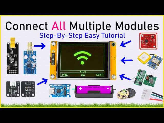 How To Connect All Multiple Modules to CYD – GPS, NFC, IR, RF, CC1101, NRF24 & Speaker Setup!