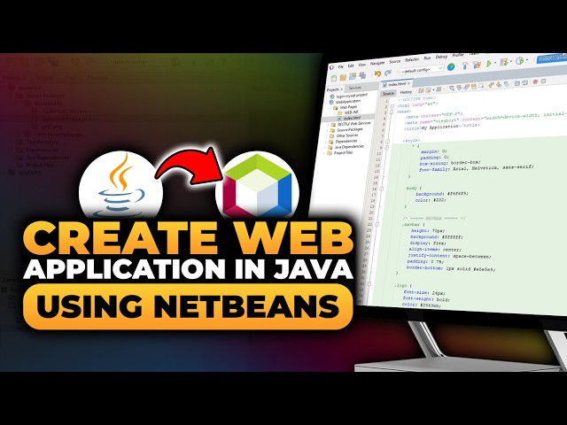 How To Create Web Application in Java Using NetBeans (𝟮𝟬𝟮𝟲) | 100% WORKS | NO Yapping | FAST & EASY