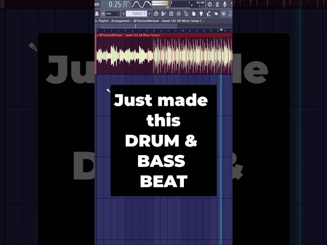 Check out this DRUM & BASS BEAT I just made