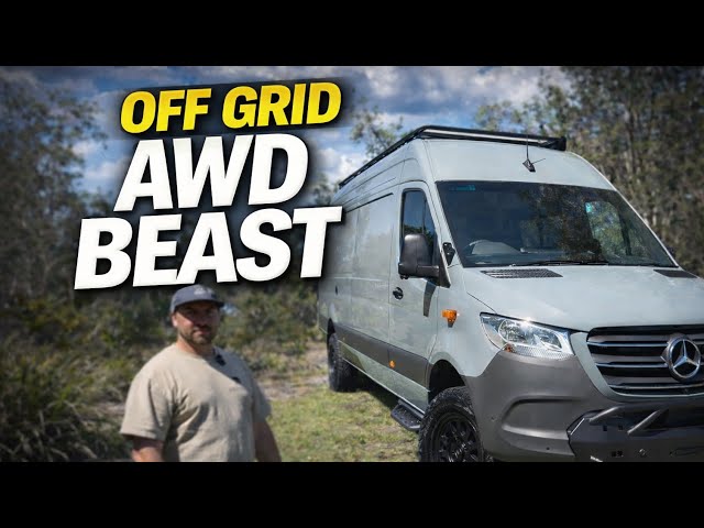 This AWD sprinter camper van can go anywhere (Full Off-Grid Tour)